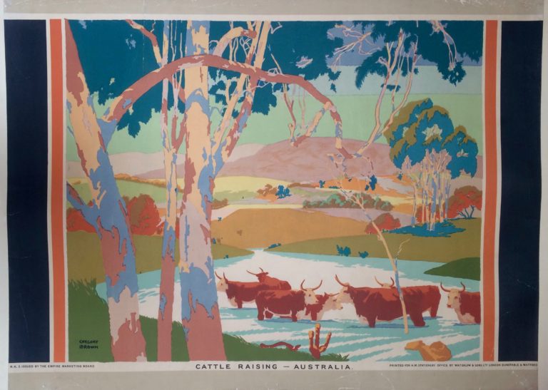 cattle ox in a river