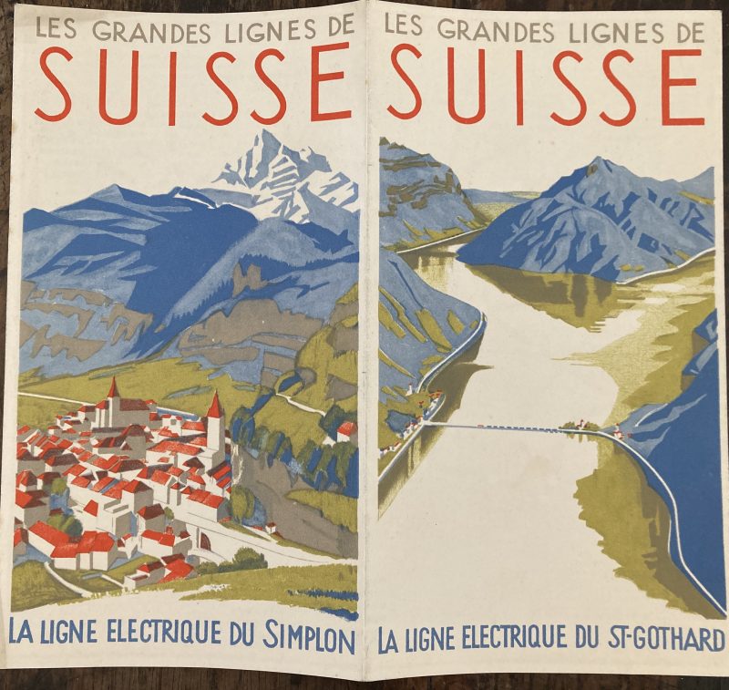 Les Grandes Lignes de Suisse travel brochure