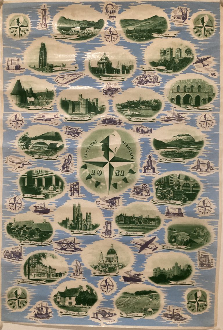 Festival of Britain wrapping paper